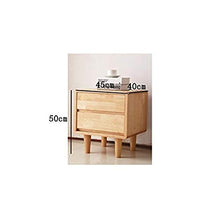 SLL- Legno Solido Comodino Comodino Laterale Forma Semplice e Durevole e Pratico