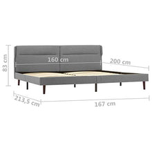 SKM Giroletto Grigio Chiaro in Tessuto 160x200 cm (26.9kg)