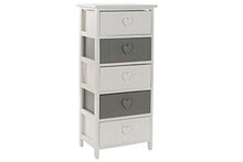 Item CASSETTIERA Paulownia 40X29,5X90 Bianco