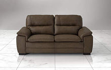 Dafne Italian Design Divano a 3 posti. Tessuto Manila Siena (cm. 198 x 95 x 94h)