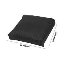 Yagosodee Fodera per Letto Pieghevole Fodera per Mobili Impermeabile Antipolvere per Uso Giardino Esterno (Nero)