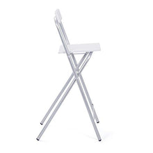 Link, 50901400, Sedia alta da bar, Bianco, bianco (weiß), mdf, metallo