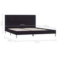 SKM Giroletto Nero in Tessuto 160x200 cm (26.75kg)