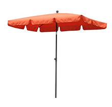 QUICK STAR - Ombrellone da Balcone, Rettangolare, Pieghevole, 2 x 1,25 m, Colore: Terra