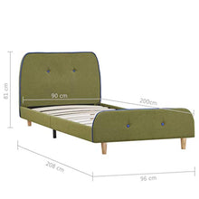 SKM Giroletto Verde in Tessuto 90x200 cm (21.4kg)