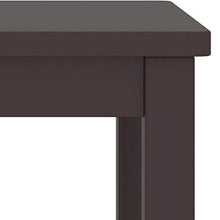 vidaXL Comodini 2 pz Marrone Scuro 35x30x47 cm Pino Massello