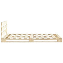 SKM Giroletto in Pallet di Legno Massello di Pino 180x200 cm (43.9kg)