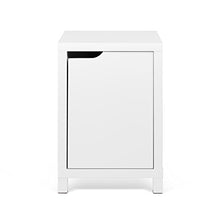 TemaHome Basic Comodino, Legno, Bianco, 34x34x50 cm