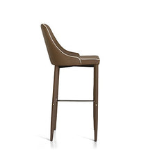 Tuoni New Plana Sgabello, Finta Pelle, Cappuccino, 4 Pezzi