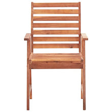 vidaXL Sedie da Pranzo da Esterni 6 pz in Legno Massello di Acacia