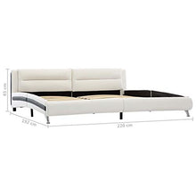 SKM Giroletto Bianco in Similpelle 180x200 cm (37.7kg)