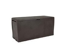 Keter Baule da Esterno Samoa con Effetto Legno, 116,4x44,7x57 Centimetri Marrone