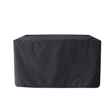æ— Copertura per mobili da giardino, tessuto Oxford 210D, copertura per mobili da giardino, resistente impermeabile, anti-UV, antivento, colore: nero