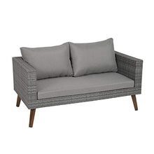 Greemotion Gomera Divano da Giardino, Alluminio, Grigio, ca. 140 x 64 x 75 cm