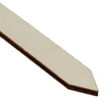 Relaxdays Targhette per Piante, Set da 24, con Lavagnetta, Iscrivibili, Erbe Aromatiche, HxL 14x9 cm, in Legno, Naturale