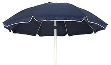 Ombrellone Alluminio 220 Camino Antivento Stecche FIberglass Spiaggia Mare Lido Blu