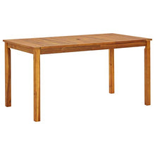 SKM Set da Pranzo da Giardino 5 pz in Legno Massello di Acacia (45.8kg)