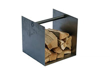 Spinder Design Box Side Table/Wood Storage - Blacksmith