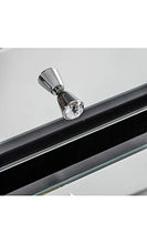 DENZZO - Cassettiera in legno argento e specchio Tiffany