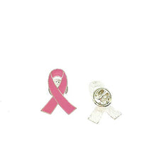 STRASS & PAILLETTES Pin's Pink October. Perno del Cancro Nastro Rosa. Lotta Contro Il Cancro