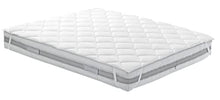 NuvolaNera Topper coprimaterasso trapuntato con elastici – per casa e hotel – alta sensazione di comfort - Matrimoniale 170x200 cm