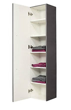 Set di mobili da bagno Firenze 60 (5 parti/A) incl. specchio a LED antracite