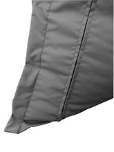 Chilly pilley Cuscino da giardino Milos, da sdraiarsi e sedersi, impermeabile, 100 x 200 cm, colore: Nero