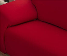 Cornasee copridivano Elasticizzato 3 posti,Fodera per Divano con Corda Fissa,Rosso - Arredi Casa