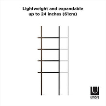 Umbra HUB Scala Nera/Noce, Legno, Nero, 152.00x41.00x3.80 cm