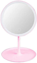 Specchio Specchi per Il Trucco LED Ricaricabile vanità Leggero Trucco specchi con luci Touch Screen (Color : White USB)