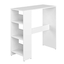 Temahome Tavolo da Bar Gavarnie, Particle Board, Bianco (White), 94 x 40 x 101 cm