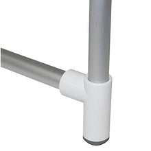 MSV 140697, Sgabello in plastica e alluminio, 36 x 26 x 33 cm, Bianco (weiß)