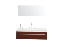 Jet-Line - Mobile da bagno in ceramica con chiusura morbida, colore: Rosso lucido