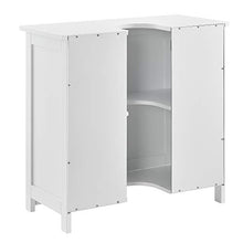 [en.casa] Armadio da Bagno per lavabo - 60x60x30cm - Bianco