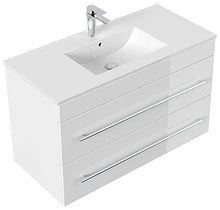 Mobile bagno Infinity 1000 bianco lucido