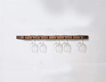 Classico Wine Rack Solid semplice legno Wallmounted e Moderna Grana del legno è chiaro, fermo e stabile, non deformati, durevole, e largamente usato.8 bottiglie di vino rosso e 8 Coppe può essere coll