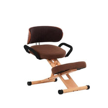 RRTYA Sedia ergonomica in ginocchio regolabile in altezza con schienale (Cotone e Linen1)