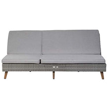 Greemotion Gomera Doppio Lettino Prendisole, polietilene, Grigio, ca. 198 x 30 x 120 cm