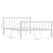 SKM Giroletto Bianco in Metallo 140x200 cm (22kg)