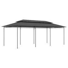 Tidyard Gazebo da Giardino, Gazebo da Esterno 600x298x270 cm Antracite