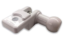 Set di supporto per ringhiere da balcone (bianco)