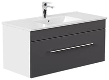Set di mobili da bagno SANTINI 100 (5 pezzi) antracite satinato