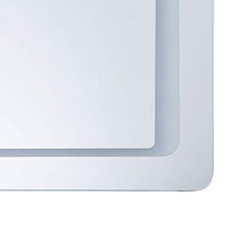 Beliani Specchio da Bagno a Parete Rettangolare con Illuminazione LED 60 x 80 cm Wassy