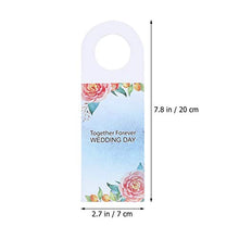 DOITOOL Etichette per Bottiglia da 30 Pezzi Romanzi Decorativi Decorativi Durevoli Pratiche Creative Appesi Cartellini Etichette per Bottiglia per Banchetti di Nozze