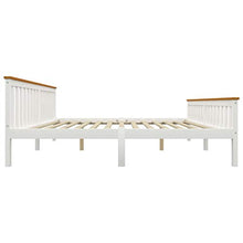 FAMIROSA Giroletto con 2 Cassetti Bianco in Massello di Pino 180x200 cm-0437