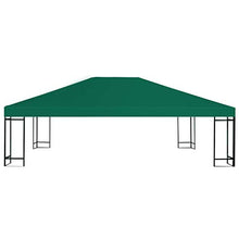 Festnight- Telo di Ricambio per Gazebo, Copertura Superiore per Gazebo 310 g/m² 4x3 m Verde