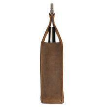Londo Portabottiglie Per Vino In Vera Pelle (Cinnamon)