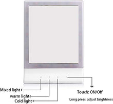 HMMN Ampio Specchio Principessa a LED, con Specchio a vanità Leggero/Smart Touch Screen Portatile Specchio da Bagno/Dressing Decoration