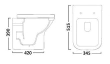 Match Gloss Clay Combinazione WC e un lavabo completo per mano sinistra