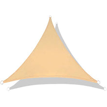 LOVE STORY Tenda da Vela Parasole Impermeabile(PES) Triangolare 3×3×4.25m Sabbia Protezione UV per Terrazza Campeggio Giardino Esterno